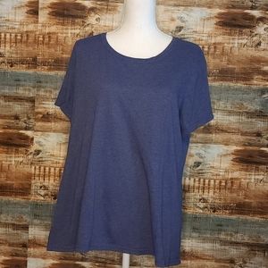 🌟 3 for $15 Deal! 🌟Time and Tru blue tshirt XL 16 18
